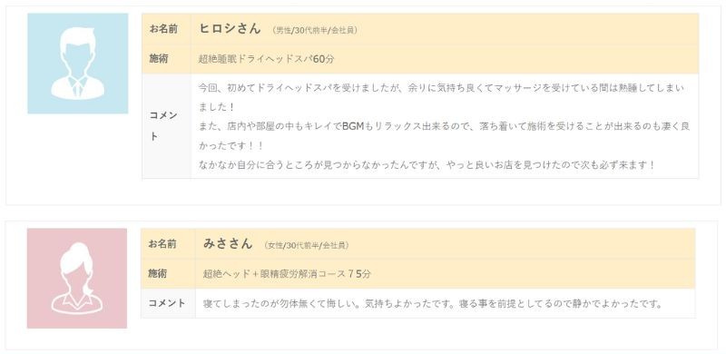 ヘッドマニア口コミ
